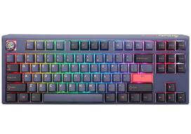 Laidinė žaidimų klaviatūra Ducky One 3 Cosmic Cherry MX Clear, EN, mėlyna sp.
