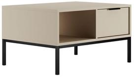 Kavos staliukas Kocot Kids Austin 80, juoda sp./smėlio sp., 80 cm x 60 cm x 45.5 cm