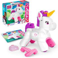 Žaislinių kaladėlių rinkinys Mattel Mega Bloks Build & Enchant Unicorn JKG36, 26 vnt., balta sp.