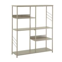 Pastatoma lentyna Home4you Dimitra, pilka sp., 124 cm x 30 cm x 100 cm