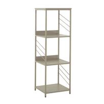 Pastatoma lentyna Home4you Dimitra, pilka sp., 124 cm x 40 cm x 40 cm
