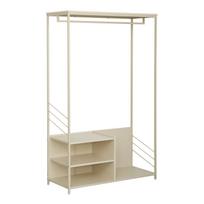 Pastatoma lentyna Home4you Dimitra, smėlio sp., 160 cm x 40 cm x 100 cm