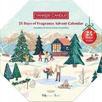 Kalėdinis žvakių rinkinys, aromatinė Yankee Candle Advent Wreath, 9.8 g, 25 vnt., Įvairių spalvų