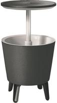 Lauko stalas Keter Cool Bar, balta sp./pilka sp., 49.5 cm x 49.5 cm x 57 - 84.5 cm