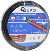 Žarna laistymui Geko Black&Red G73695, 19 mm, 20 m