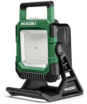 Prožektorius be judesio daviklio, pastatomas HiKOKI UB18DC, 700 - 4000 lm, 5000 °K, IP65, juoda sp./žalia sp.