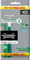 Skustuvas Wilkinson Sword Extra Essential 2 Sensitive, 15 vnt
