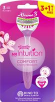 Skustuvas Wilkinson Sword My Intuition Comfort Cherry Blossom, 4 vnt