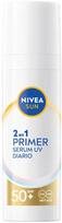 Priemonė įdegio priežiūrai veidui Nivea Sun 2-in-1 Primer SPF50+, 30 ml