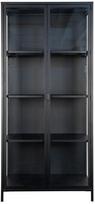 Vitrina House Nordic Brisbane 3001040, juoda sp., 80 cm x 35 cm x 175 cm