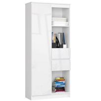 Biuro spinta Akord CLP R15, balta sp., 180 cm x 35 cm x 80 cm