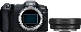 Beveidroninis fotoaparatas Canon EOS R8 body + Mount Adapter EF-EOS R, juoda sp.