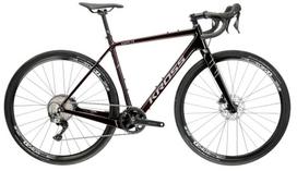 Dviratis gravel Kross Esker 7.0, 28 ", L rėmas, juoda sp./violetinė sp.