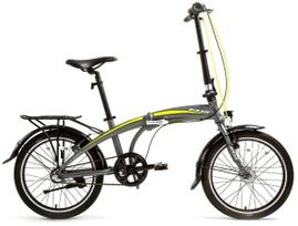 Dviratis sulankstomas Bisan FX3500 NX3, 20 ", geltona sp./pilka sp.