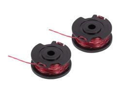 Ritė su lynu Powerplus POWDPG7541, juoda sp./raudona sp., 2 vnt.