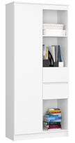 Biuro spinta Akord R15, balta sp., 180 cm x 80 cm x 35 cm