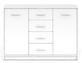 Komoda Nepo Plus 8747195, balta sp., 84 cm x 118.5 cm x 34 cm