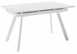 Valgomojo stalas išskleidžiamas MC Akcent Parenzo, balta sp., 140 - 180 cm x 90 cm x 76 cm