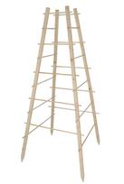 Augalo atrama 4IQ Pyramid, 65.5 cm x 65.5 cm, 143.5 cm, mediena, ruda sp.