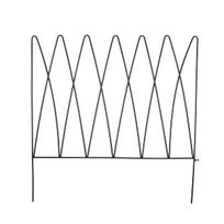 Dekoratyvinė tvorelė 4IQ 8714982276477, 58 cm x 0.6 cm x 57.7 cm, juoda sp.