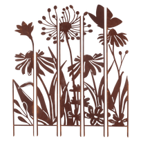 Augalo atrama 4IQ Flowers L, 137 cm x 1.5 cm, 170 cm, plienas, ruda sp., 5 vnt.