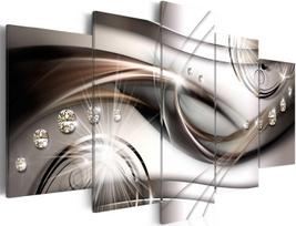Akrilo stiklo reprodukcija Artgeist Brown Glitter, 40 cm x 100 cm