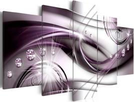 Akrilo stiklo reprodukcija Artgeist Violet Glow, 40 cm x 100 cm