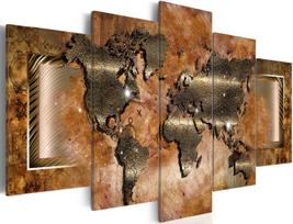 Akrilo stiklo reprodukcija Artgeist Steel Map, 40 cm x 100 cm