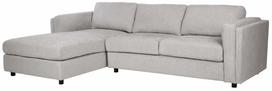 Kampinė sofa Home4you Sire LC, pilka sp., kairinė, 174 x 272 cm x 83 cm