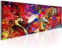 Reprodukcija Artgeist Red Forest, 150 cm x 50 cm