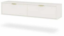 TV staliukas Senna, balta sp., 33 cm x 140 cm x 30 cm