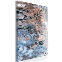 Reprodukcija Artgeist Sienna Blue Marble, 60 cm x 90 cm