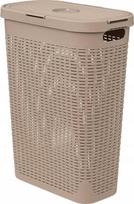 Skalbinių dėžė 5five Simply Smart 202409L, 40 l, smėlio sp., 46.4 cm x 26.5 cm