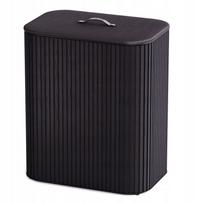 Skalbinių dėžė Joseph Joseph Tota Twin Luxe, 90 l, juoda sp., 60.8 cm x 40.6 cm