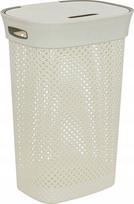 Skalbinių dėžė 5five Simply Smart Hamper, 60 l, smėlio sp., 42 cm x 33 cm