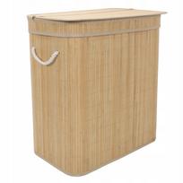 Skalbinių dėžė Springos 100029, 100 l, ruda sp., 52 cm x 32 cm x 60 cm