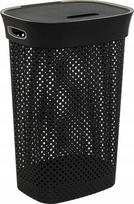 Skalbinių dėžė 5five Hamper, 60 l, juoda sp., 42 cm x 33 cm
