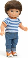 Lėlė vyras Djeco Lovely Fred DJ07764, 32 cm, mėlyna sp.