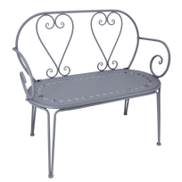 Lauko suoliukas 4IQ Romantic, pilka sp., 102.8 cm x 57 cm x 87.2 cm