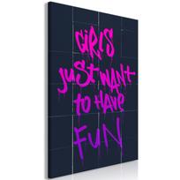 Foto paveikslas Artgeist Girls Just Want to Have Fun, 20 cm x 30 cm