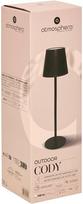 Lauko stalo šviestuvas Atmosphera Cody, LED, IP44, juoda sp., 11 cm x 37 cm