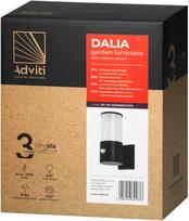 Sieninis lauko šviestuvas Orno Dalia Philips, 15W, E27, IP54, juoda sp., 9 cm x 20 cm