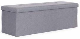 Pufas ModernHome TH-PO-6-4, pilka sp., 38 cm x 111 cm x 36.5 cm