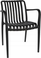 Lauko kėdė Ambiance, juoda sp., 57 cm x 55 cm x 81 cm