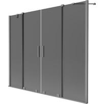 Vonios sienelė Mexen Velar Duo, 190 cm x 150 cm, gun metal sp./tonuotas