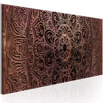 Reprodukcija Artgeist Mandala: Amber Silence HK6563-DKX, 135 cm x 45 cm
