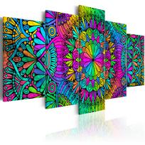 Reprodukcija Artgeist Mandala: Peacock Feathers N6781PWD, 100 cm x 50 cm