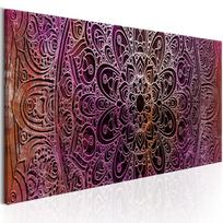 Reprodukcija Artgeist Mandala: Amethyst Energy HK6562-DKX, 135 cm x 45 cm