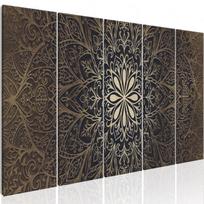 Reprodukcija Artgeist Brown Mandala N6877-DKXL, 200 cm x 80 cm