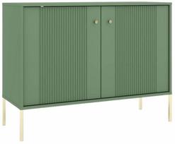 Komoda Iseo IS02, aukso sp./smoke green sp., 79 cm x 104.5 cm x 39 cm